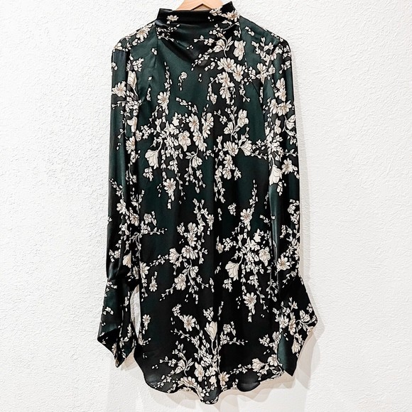 Free People | Aries Floral Open Back Bell Sleeve Mini Dress - Picture 7 of 14